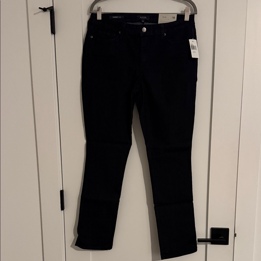 NWT NYDJ Women's Dark Blue Parker Slim Jeans - Picture 1 of 4
